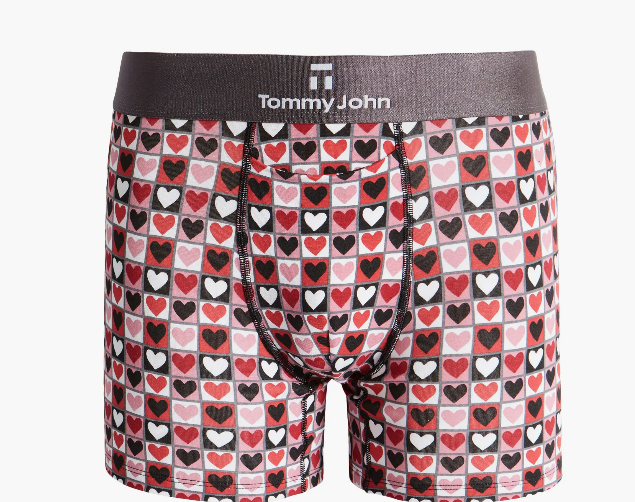 Tommy John Second Skin 6 Boxer Brief Multi Heart Blocks
